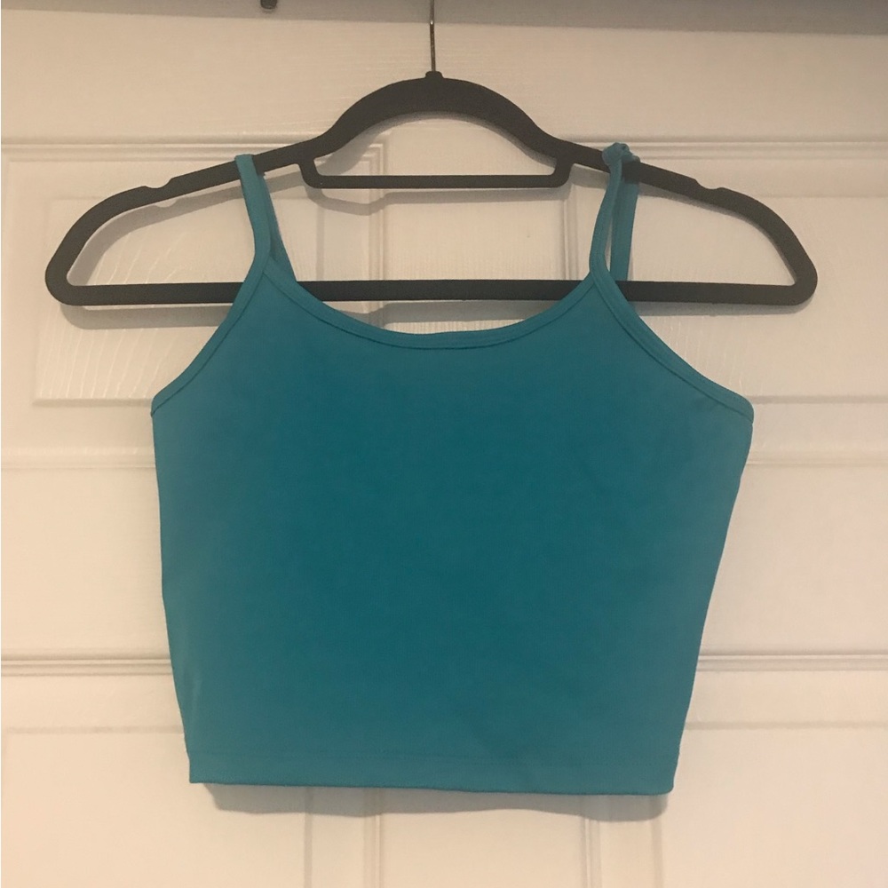 Balance Athletica Key Ribbed Tank in Marine Blue NWOT Size Medium